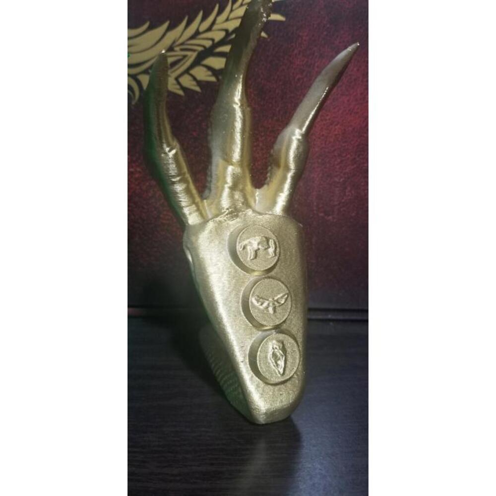 Skyrim Golden Dragon Claw - Skyrim Christmas Present - Oblivion Streaming Gift - Picture 2 of 2